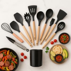 3DDC368C-7BC7-4762-8ED7-10C9F6D97CDF Set utencilios de cocina -12 piezas