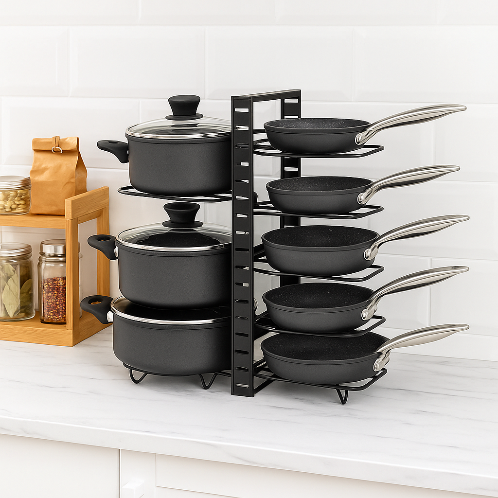 Organizador de ollas y/o ollas