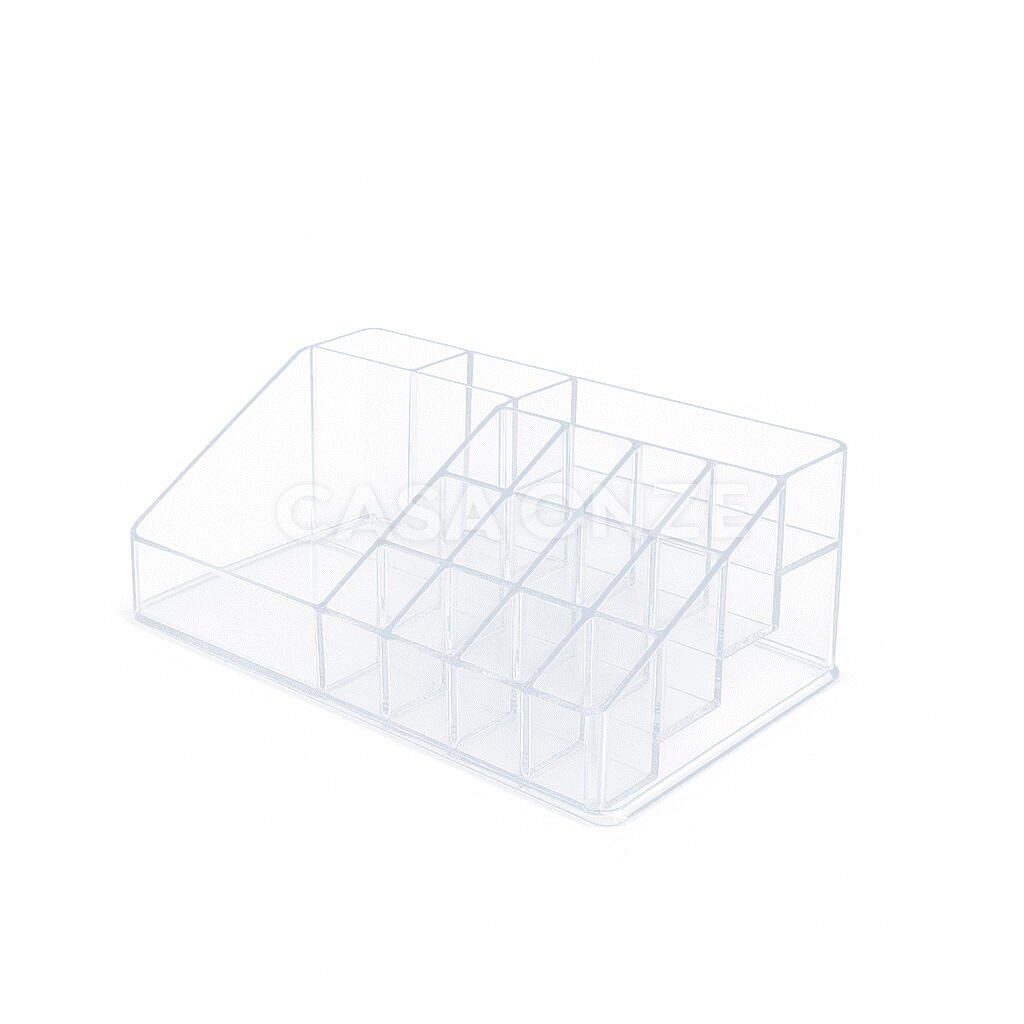 Organizador en acrílico - maquillaje y bisutería
